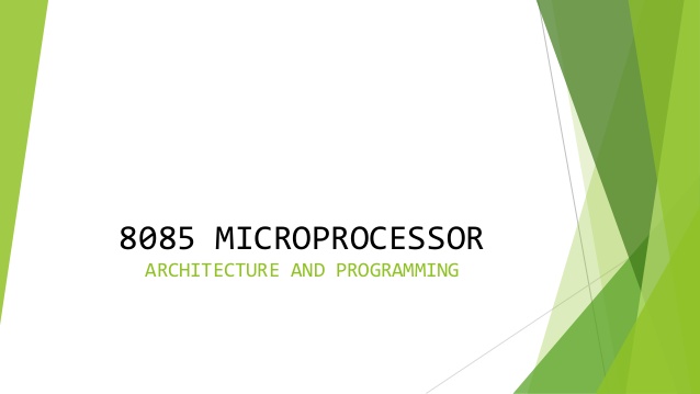 microprocessor 8085 download